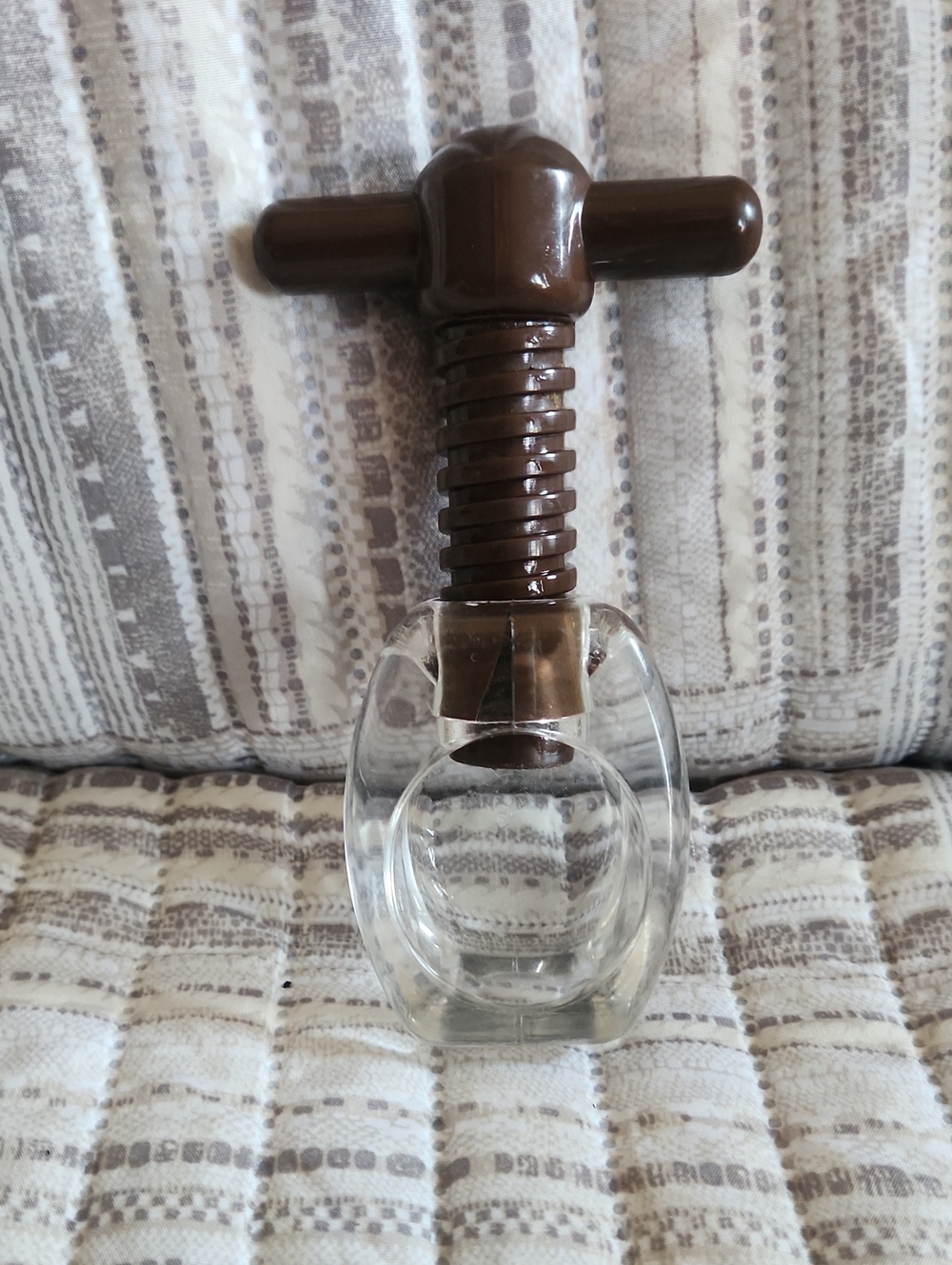 vintage screw-press nutcracker